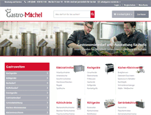 Tablet Screenshot of gastro-michel.de